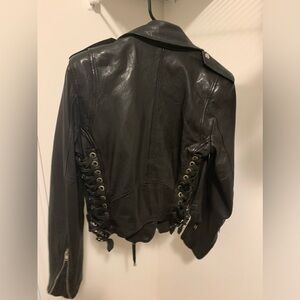 Diesel leather jacket size medium